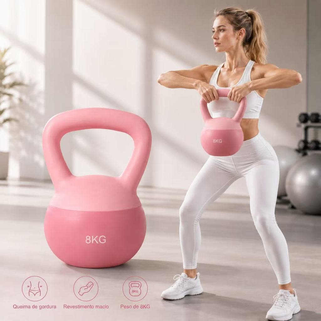Kettlebell Macio Antiderrapante