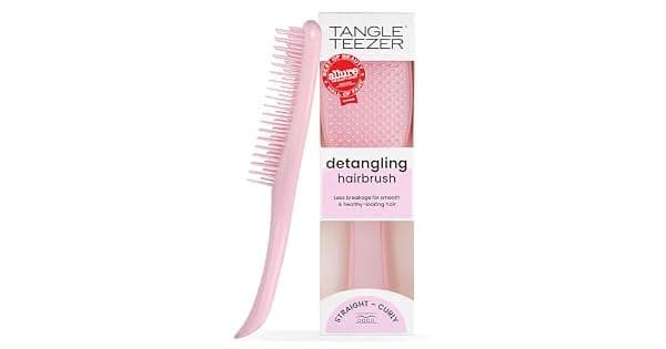 Escova desembaraçadora The Wet Detangler Tangle Teezer (rosa claro)